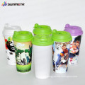 Directly Factory New Arrival South American Hot Selling Sublimation Printing Plastic Mug with Lid